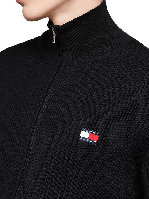 TH JEANS  Zip-up sweater black - Men's Sweaters