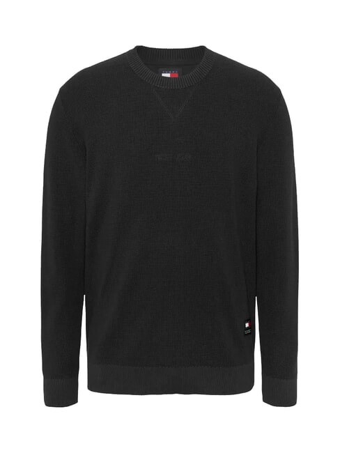 TH JEANS Crew neck sweater black - Men's Sweaters