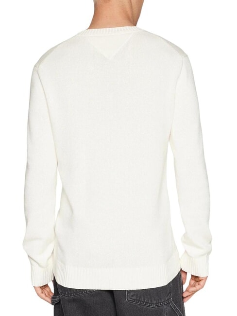 TH JEANS  Cotton crewneck ancient white - Men's Sweaters