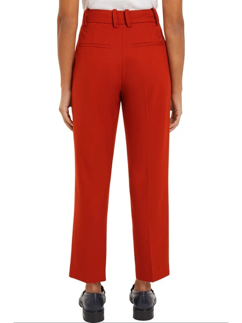 TH  High-waisted trousers dark magma - Women's Pants