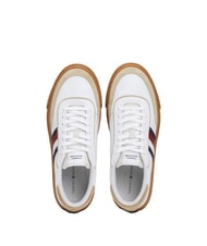 TOMMY HILFIGER TH  Low leather sneakers white - Men’s shoes - 4