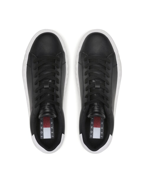 TH JEANS  High-top leather sneakers black - Men&rsquo;s shoes