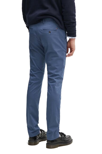 TH BLEECKER Chino Pants Aegean Sea - Trousers
