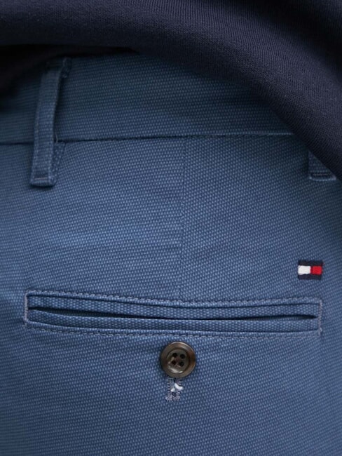 TH BLEECKER Chino Pants Aegean Sea - Trousers