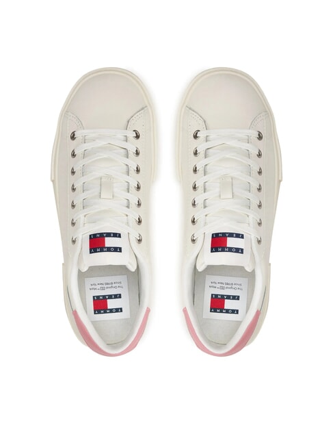 TOMMY JEANS Foxing Flatform Sneakers ivory - Women&rsquo;s shoes