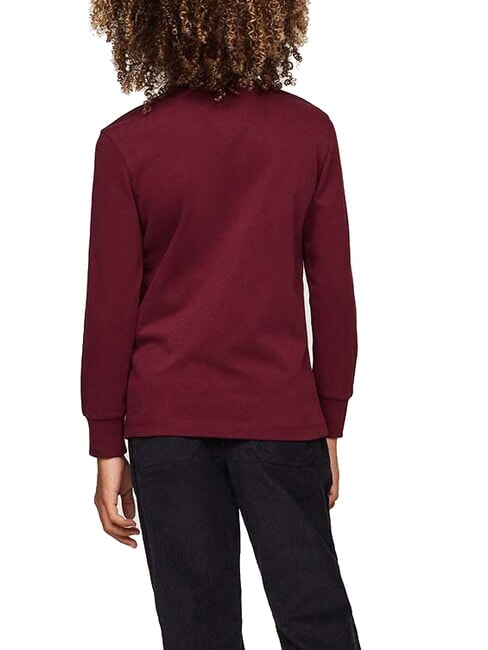 TH KIDS Long-sleeved cotton T-shirt deep red - Child T-shirt