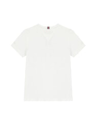 TOMMY HILFIGER TH KIDS Short-sleeved cotton T-shirt white - Child T-shirt - 3