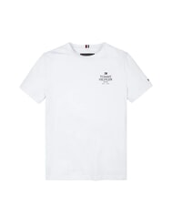 TOMMY HILFIGER TH KIDS Short-sleeved cotton T-shirt white - Child T-shirt - 3