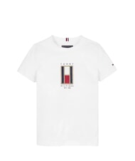 TOMMY HILFIGER TH KIDS Children's Cotton T-Shirt white - Child T-shirt - 3