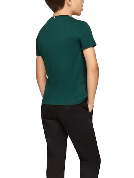 TH KIDS Short-sleeved cotton T-shirt ornamental green - Child T-shirt