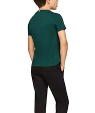TOMMY HILFIGER TH KIDS Short-sleeved cotton T-shirt ornamental green - Child T-shirt - 2