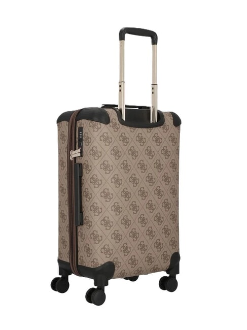 BERTA 22 Expandable Hand Luggage Trolley latte logo / brown - Hand luggage