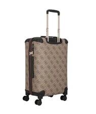 GUESS BERTA 22 Expandable Hand Luggage Trolley latte logo / brown - Hand luggage - 3
