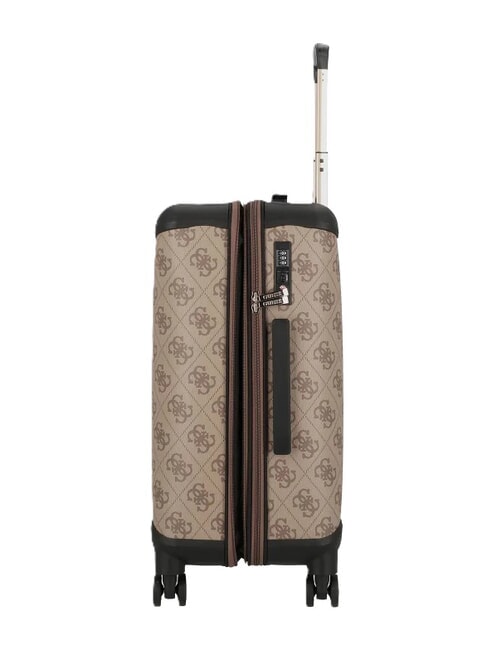 BERTA 22 Expandable Hand Luggage Trolley latte logo / brown - Hand luggage