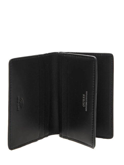 MILANO Leather card holder BLACK - Men’s Wallets