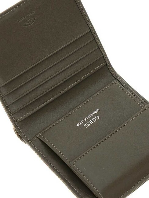MADRID Vertical wallet sand/military green - Men’s Wallets