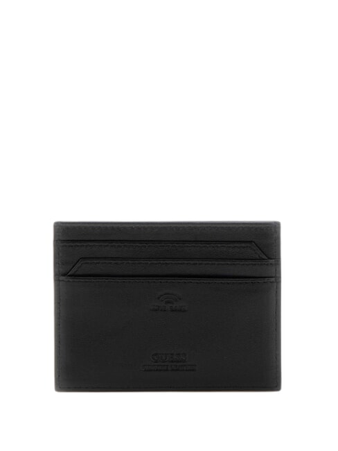 TORINO Leather card holder BLACK - Men’s Wallets