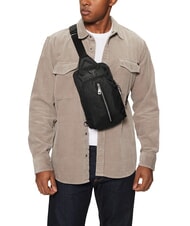GUESS LUGANO Shoulder bag BLACK - Over-the-shoulder Bags for Men - 4