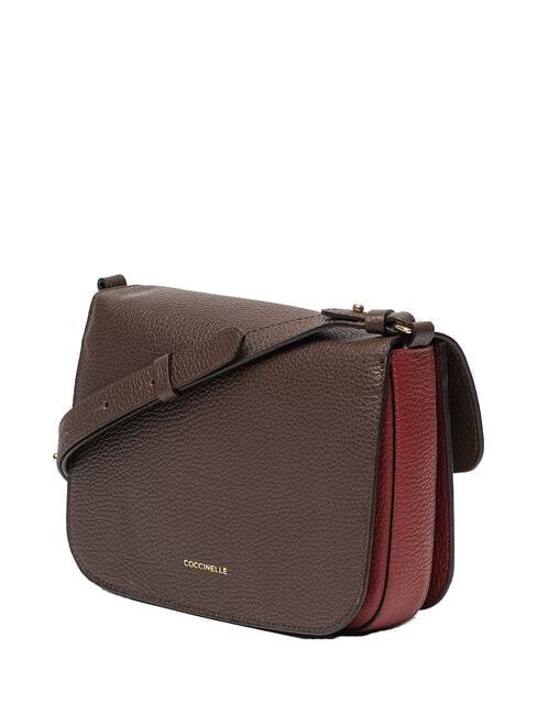 C-ME TRICOLOR Mini shoulder bag ribe/brun/betul - Women’s Bags