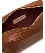 COCCINELLE TEBE Shoulder bag in textured leather cognac - Women’s Bags - 3