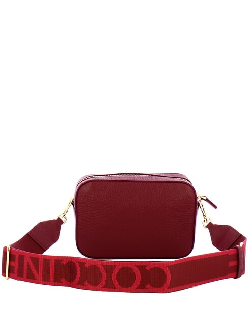 TEBE Shoulder bag in textured leather currant - Women’s Bags