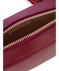 COCCINELLE TEBE Shoulder bag in textured leather currant - Women’s Bags - 4