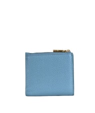 COCCINELLE METALLIC SOFT Mini leather wallet arctic blue - Women’s Wallets - 2