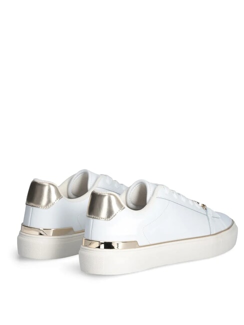 KIKI 01 Leather sneakers white / light gold - Women&rsquo;s shoes