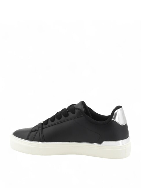 KIKI 01 Leather sneakers suede / silver - Women&rsquo;s shoes