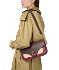 COCCINELLE C-ME TRICOLOR Shoulder bag, leather ribe/brun/betul - Women’s Bags - 4