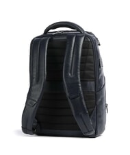 PIQUADRO W136 14" laptop backpack, in leather blue - Laptop backpacks - 2