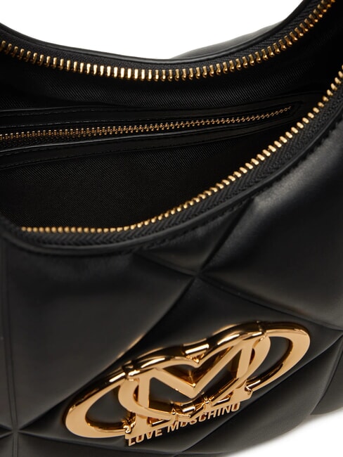 EMBOSSED Hobo shoulder bag Black - Women’s Bags