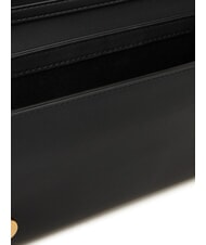 LOVE MOSCHINO SMART DAILY  Clutch bag with shoulder strap Black - Women’s Bags - 3