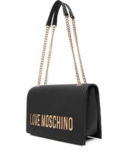 LOVE MOSCHINO BOLD LOVE  Double portability bag Black - Women’s Bags - 2