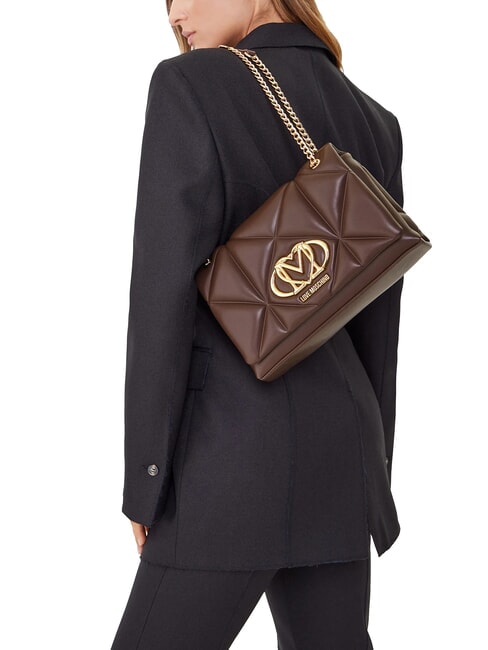 EMBOSSED Shoulder bag / crossbody bag chocolate - Women&rsquo;s Bags