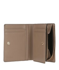 FURLA CAMELIA Compact leather wallet greige - Women’s Wallets - 2