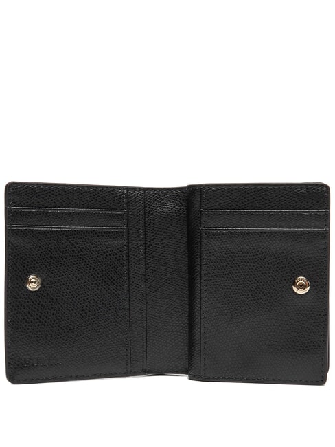 CAMELIA Compact leather wallet Black - Women’s Wallets