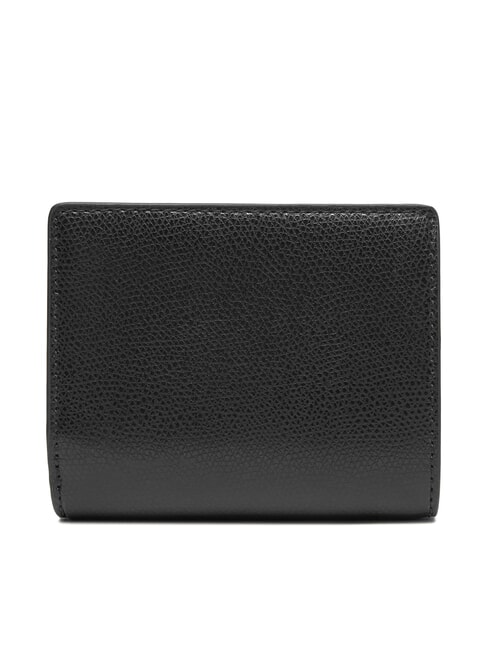 CAMELIA Compact leather wallet Black - Women’s Wallets
