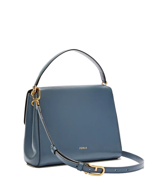 DOMUS  Mini handbag with shoulder strap gray blue - Women’s Bags