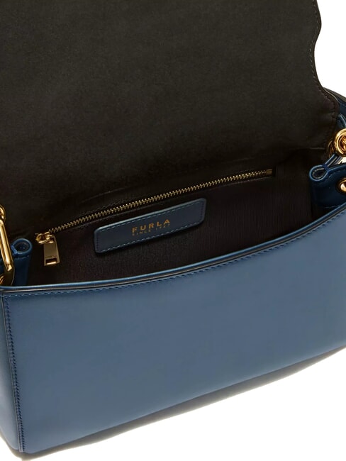 DOMUS  Mini handbag with shoulder strap gray blue - Women’s Bags