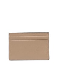 FURLA CAMELIA Leather card holder greige - Women’s Wallets - 2