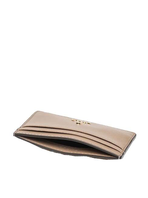 CAMELIA Leather card holder greige - Women’s Wallets
