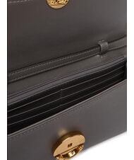 FURLA SFERA Mini shoulder bag, in leather urban gray - Women’s Bags - 3