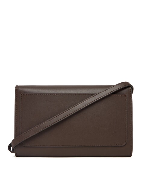 SFERA Mini shoulder bag, in leather chocolate - Women’s Bags