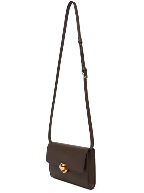 SFERA Mini shoulder bag, in leather chocolate - Women’s Bags