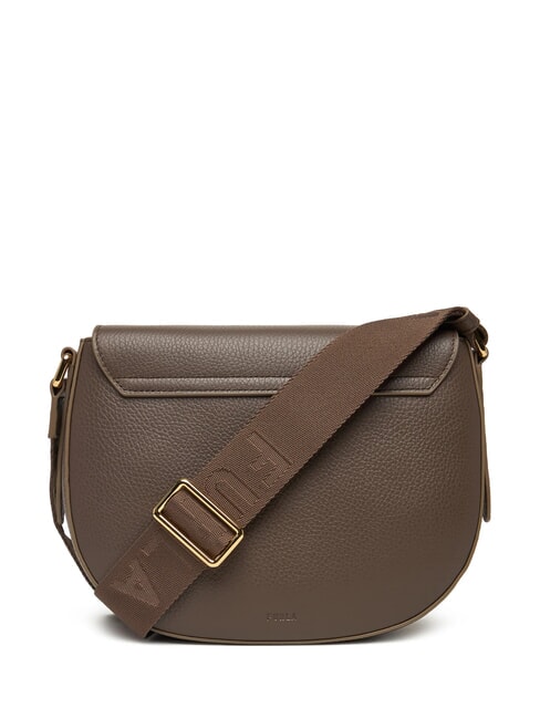 LOTUS Leather bag with logo shoulder strap mahogany/mahogany tones - Women&rsquo;s Bags