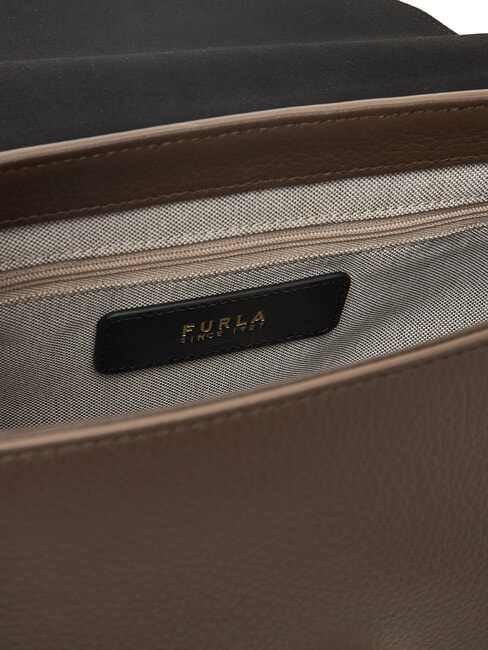 LOTUS Leather bag with logo shoulder strap mahogany/mahogany tones - Women&rsquo;s Bags