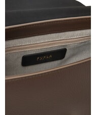 FURLA LOTUS Leather bag with logo shoulder strap mahogany/mahogany tones - Women&rsquo;s Bags - 4