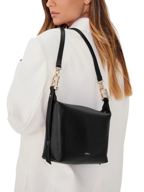 TONIE  Mini shoulder bag, in leather Black - Women’s Bags