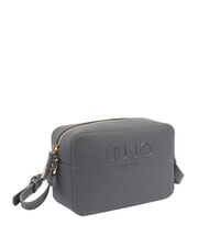 LIUJO HALONA Camera bag with embossed logo anthracite - Women’s Bags - 2